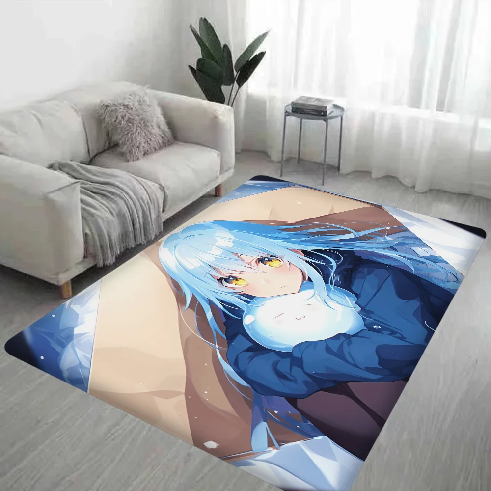 Demon Slime Rimuru Tempest  Floor Mat Bathroom Mat Kids Room Bedroom Decoration Balcony Anti-Slip Doormat Living Room Welcome