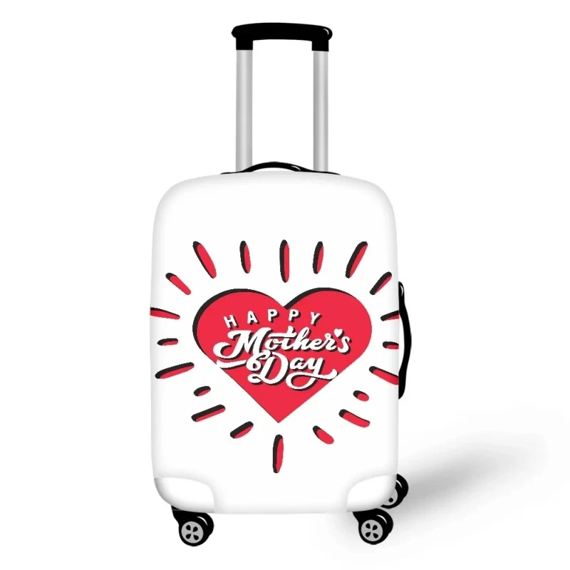 Mother's Day Suitcase Covers Protector Mother's Day Style Luggage Cover Zipper Dustproof Suitable for 18''-32'' Inch Travel Set