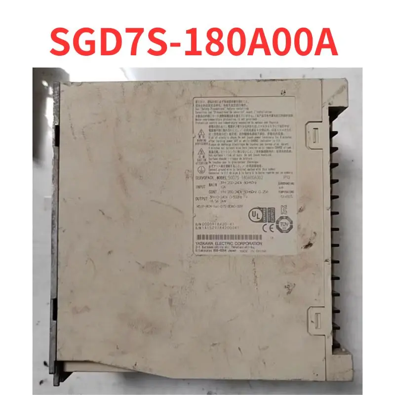 

Second-hand SGD7S-180A00A Servo Driver test OK Fast Shipping