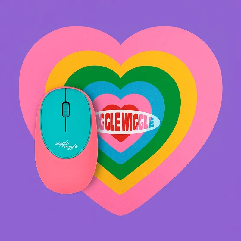 

Wiggle Wiggle Wireless Mouse Custom Mute Silicone Stress Relief Office Home Gaming Mouse Laptops Desktops Accessories Gift