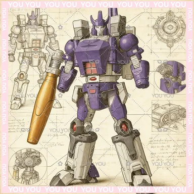 

【IN STOCK】Transformation G1 DX9 D07 Galvatron Action Figure Toys