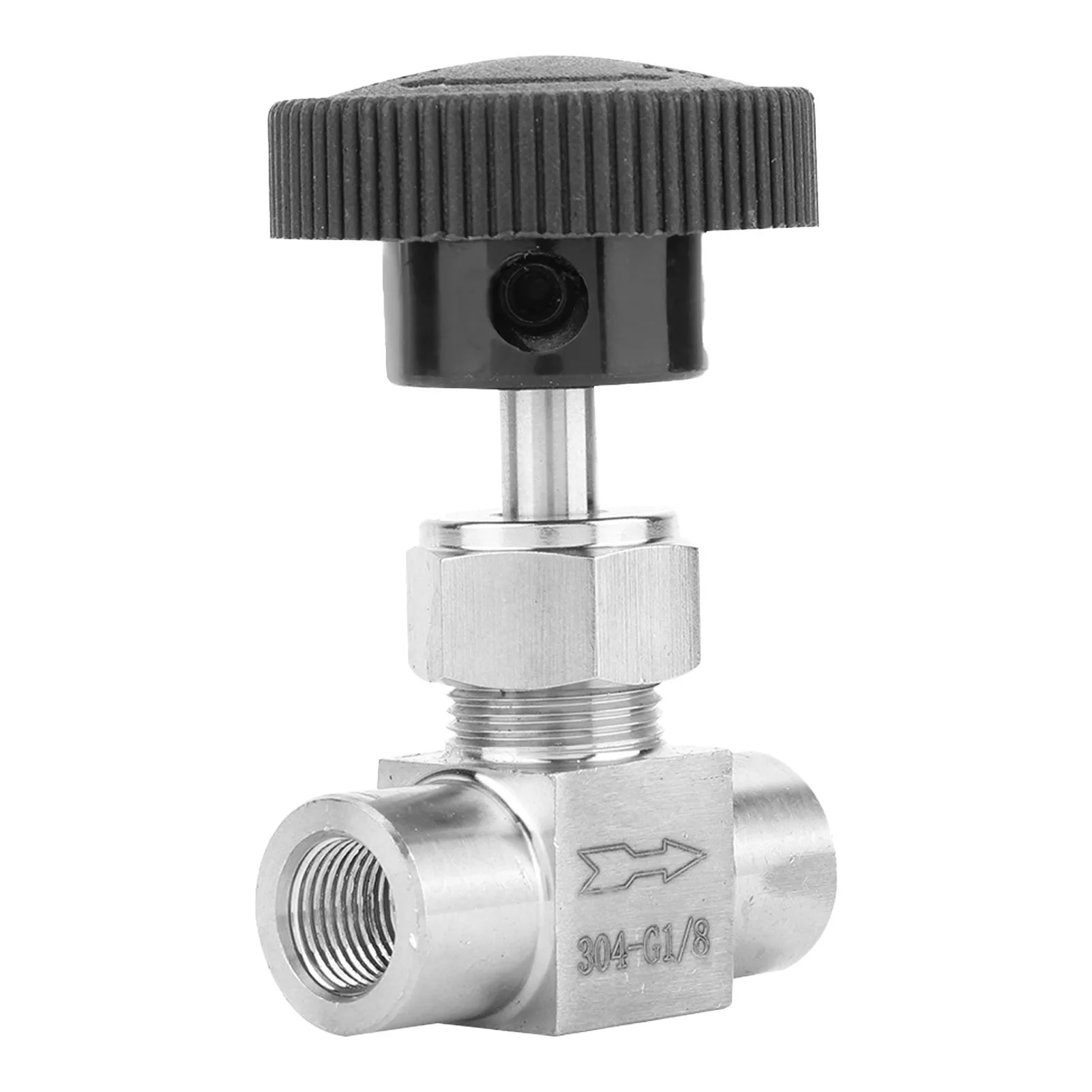 304 الفولاذ المقاوم للصدأ BSPP أنثى الموضوع صمام كروي مستقيم مناسبة لنقل المياه الغاز النفط الوقود وغيرها من وسائل الإعلام #2