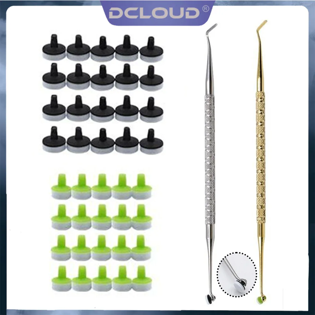 

Dental Composite Light Cure Resin Holder Foam Pads Fast Quick Filling kit Molding Tools Handle Trimmer Spatula Dentist Materials