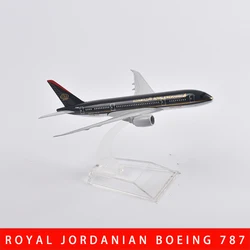JASON TUTU 16cm JORDANIAN AIRLINES ROYAL Aircraft Model Planel Airplane Diecast Metal 1/400 Scale Planes
