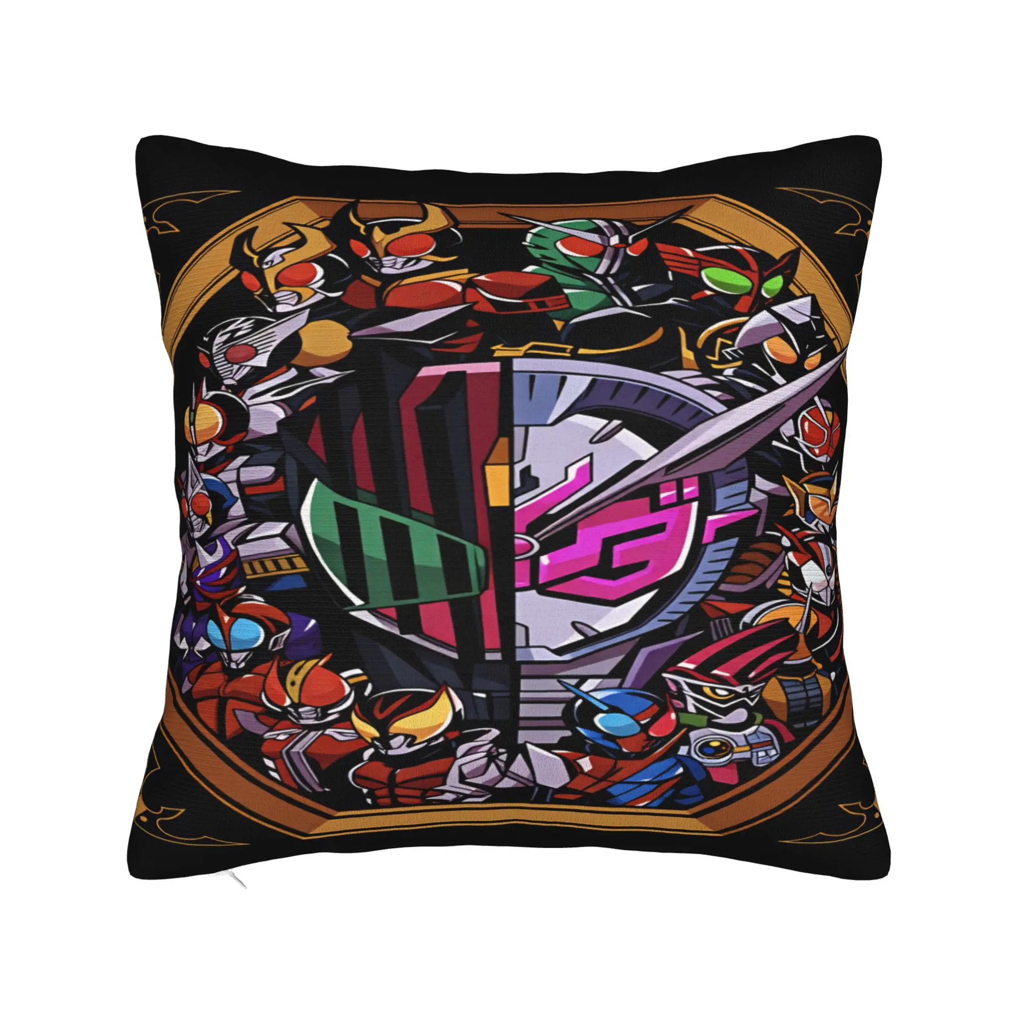 Kamen Riders Pillow Case  Novelty Pillow Cover Comfy Pillowcases For Couch Sofa Bedroom