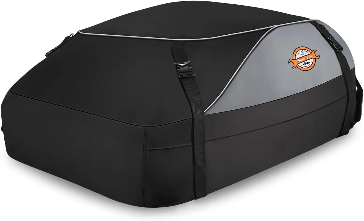 

Rooftop Cargo Carrier Roof Bag 15 Cubic Feet Soft Waterproof Car Top Carrier Fit Cars With Without Rack 4 Tie Down Straps 4 Door