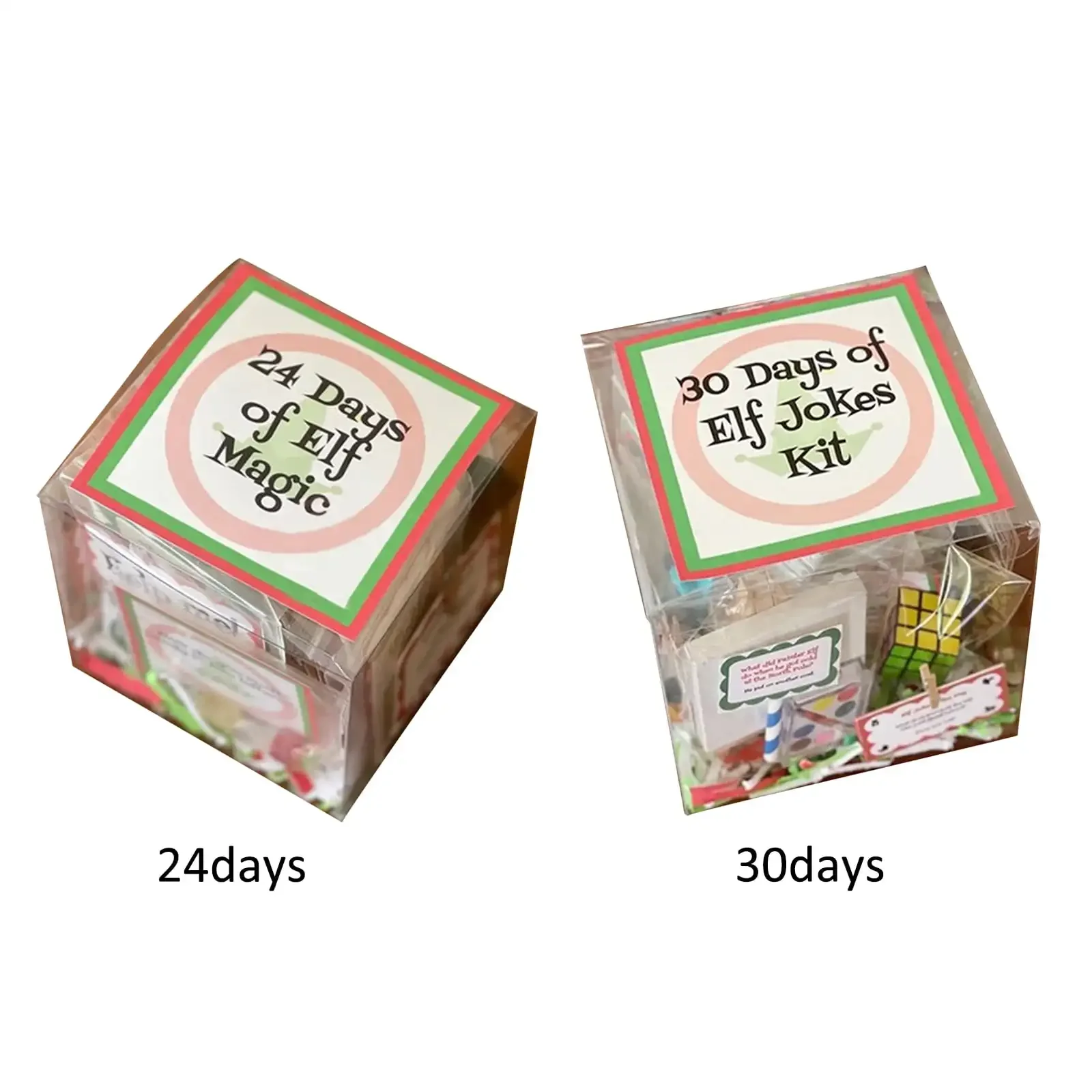 30 Dyas Of Elf Jokes Kit Christmas Advent Spirit Magics Gift Set 24 Days Of Elf Magic Countdown Advent Spirit Magics Gift Set