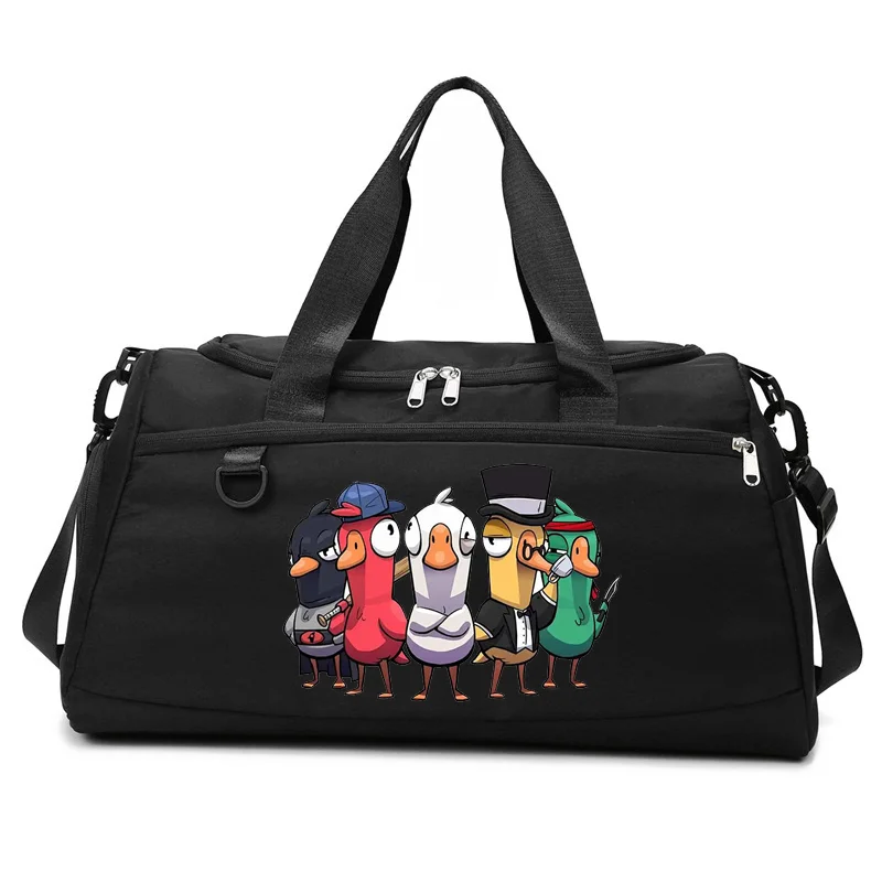 

Unisex Foldable Travel Luggage Bag with Large Capacity Dry Wet Separation Portable Handbag for Fitness Storage Durable