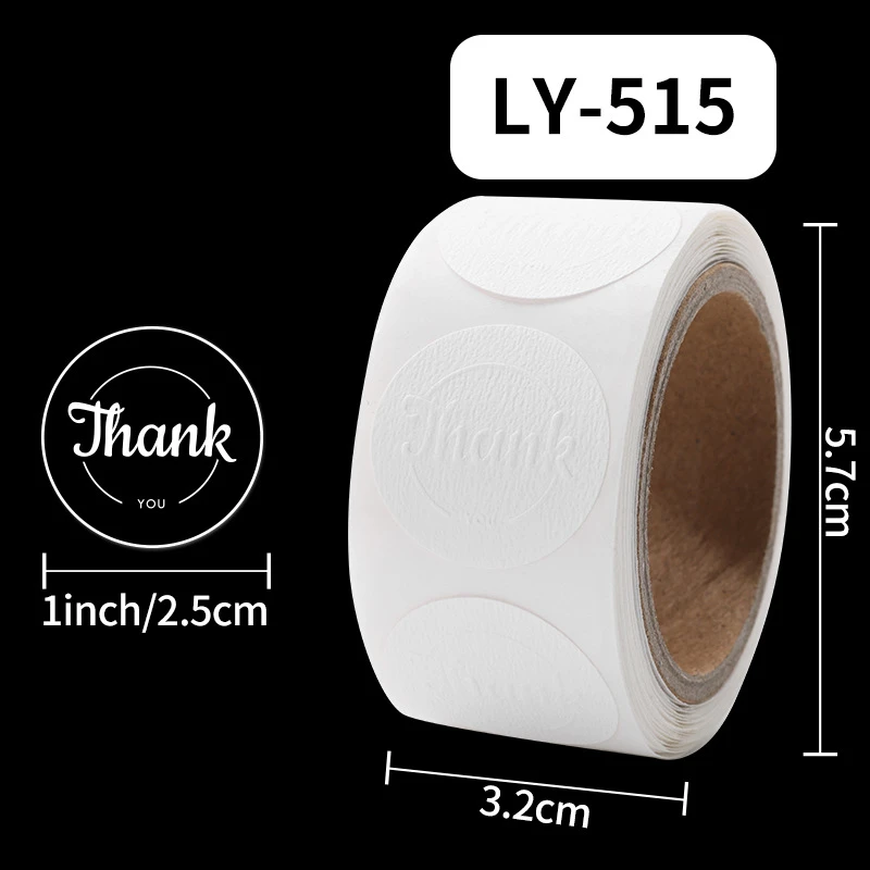 150 Pcs White Roll Creative 3D Imitation Wax Seal DIY Stickers Diary Album Card Stick Envelope Label Decoration Sticker Gfit