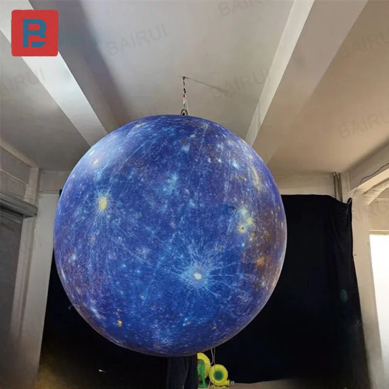 

Inflatable planet, hanging style, used for space-themed promotional activities in shopping malls