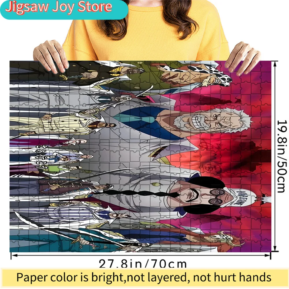 

Премиум-пазл из бумаги с персонажами One Piece: Гарп, Сэнгоку, Адмиралы. Высококачественный картонный пазл для веселого семейного досуга.