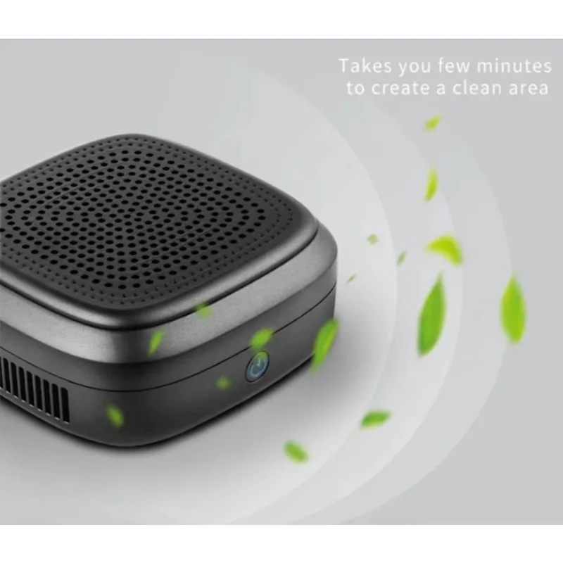 Portable Car/Desktop Air Purifier Car Air Purifier with Filter Activated Carbon