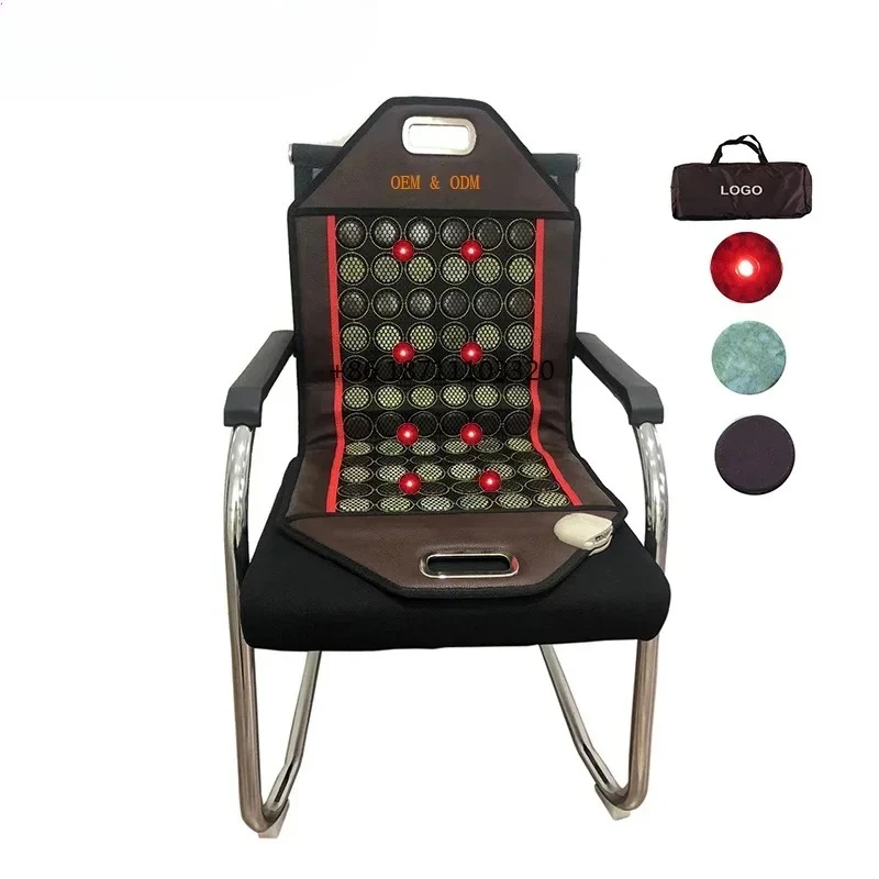 Light Therapy For Pain Ceramic S1 Tourmaline Far Infrared Heating Pad Bio Matt Infrared Ion Jade Mat Red