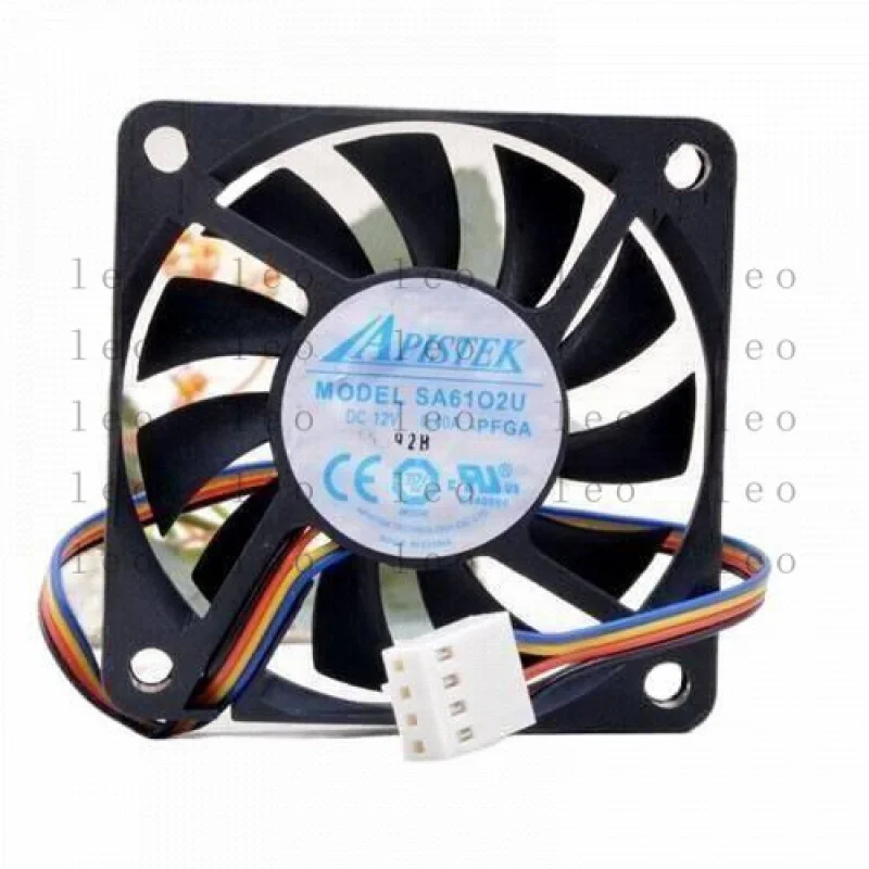 

YY 1 шт. для вентилятора APISTEK SA61O2U DC 12 В 0,40 А 6010 6 см 4-контактный ШИМ-вентилятор # Ф4