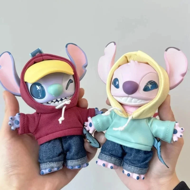 

Новая виниловая плюшевая кукла Stitch GenZ Street Series, загадочная слепая коробка, модная декоративная сумка, подвеска, подарок на день рождения