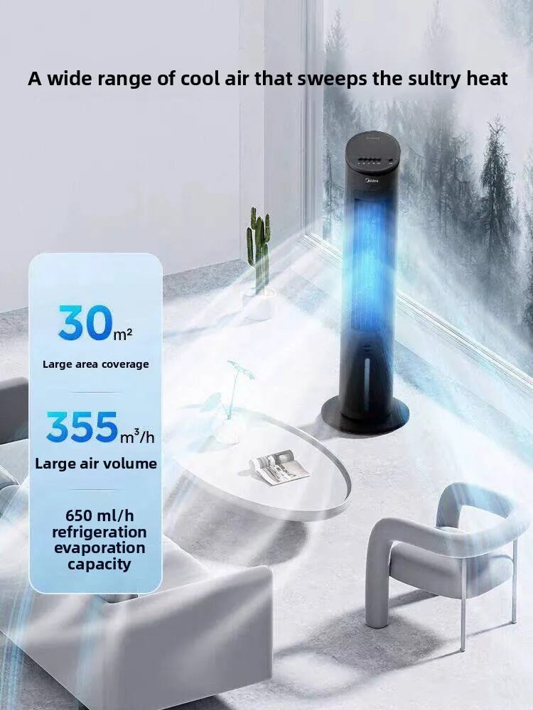 Midea air conditioning fan cooling machine cooling household air conditioning small mobile water cooling fan 2025 new model220V