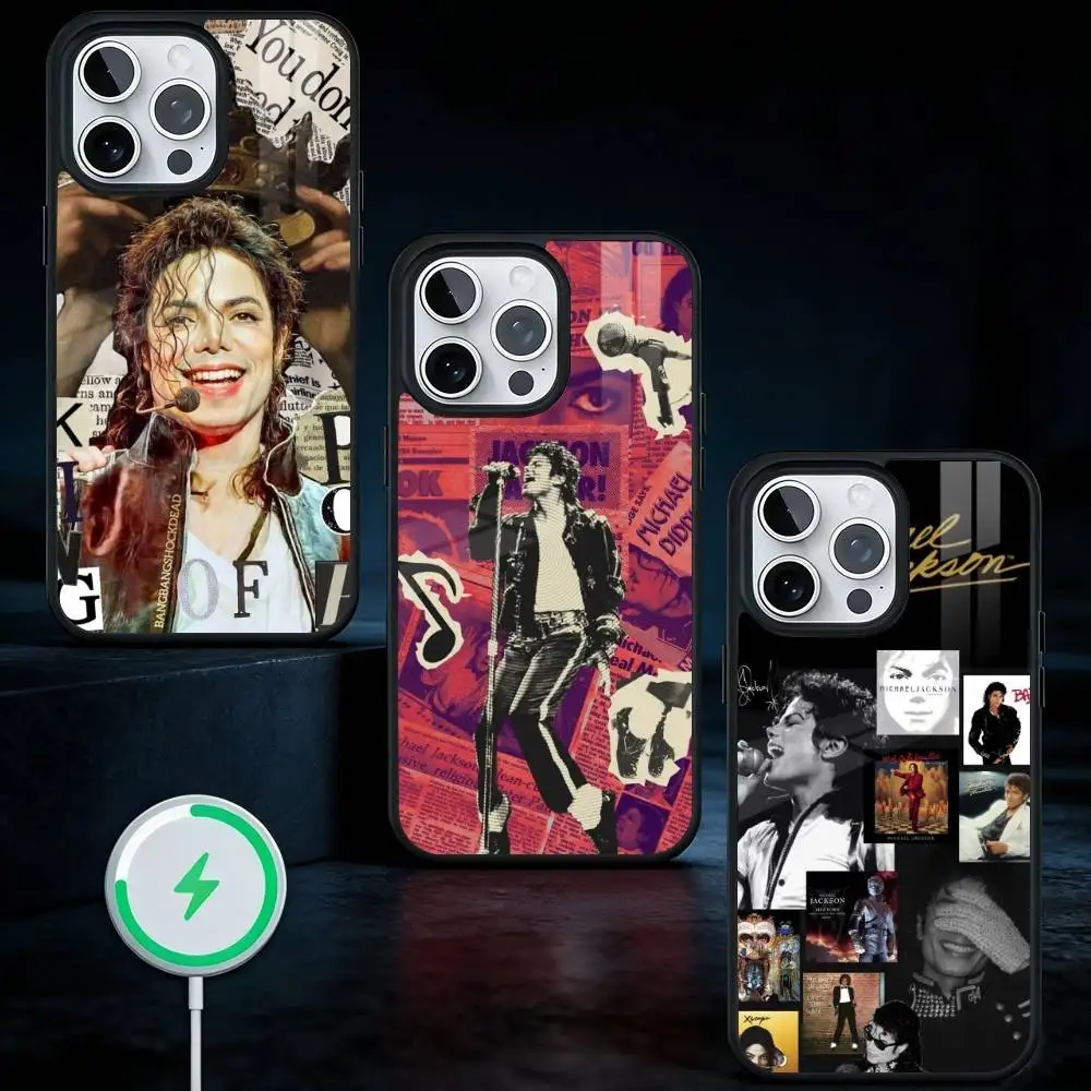 

Michael Jacksons Phone Case For iPhone17,16,15,14,13 Plus,Pro Max Magnetic For Magsafe Wireless Charging