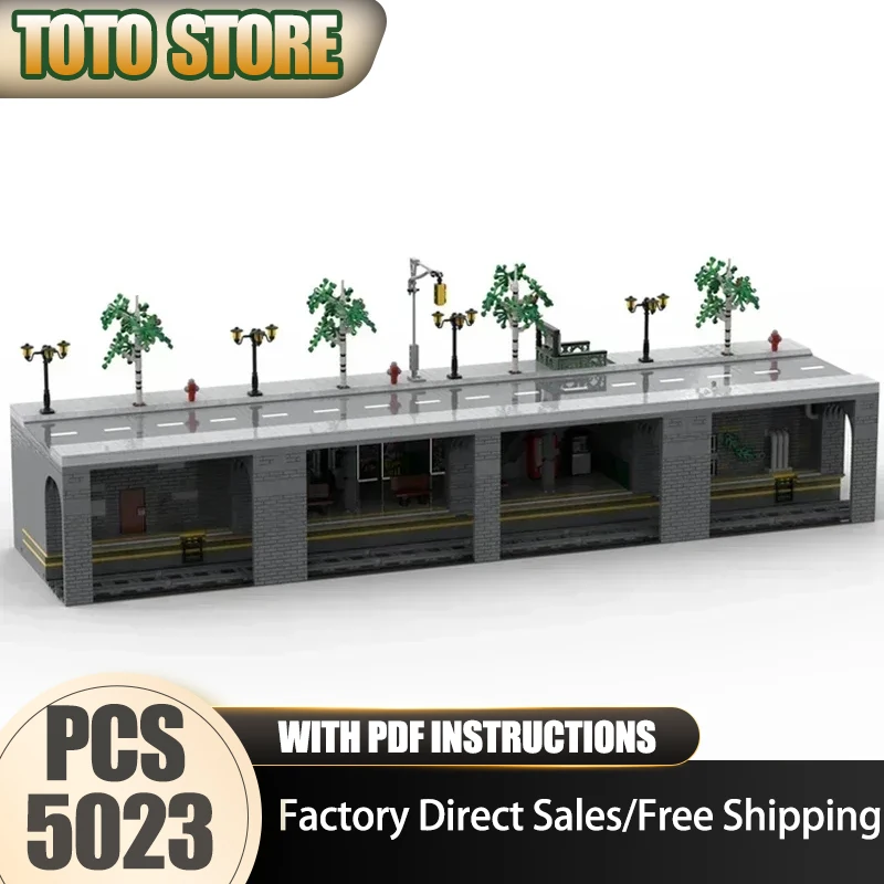 

Moc строительные кирпичи под землей Metro Line 1, технологические блоки, подарок на Рождество, Нью-Йорк, модель поезда, игрушки, наборы для самостоятельной сборки, сборка