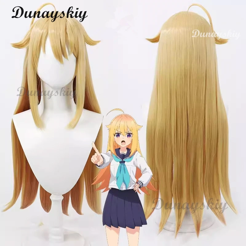 

Torako Koshi Cosplay Wig Anime My Deer Friend Nokotan Orange Pink Long Hair Shikanoko Nokonoko Koshitantan Halloween for Women