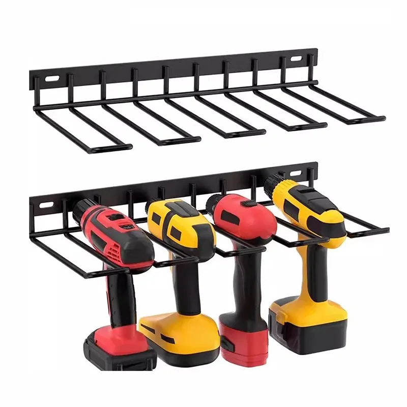ツール収納ラック電気ドリル収納ラック金属壁ハンドツールオーガナイザー完全な多機能ツール棚家庭用