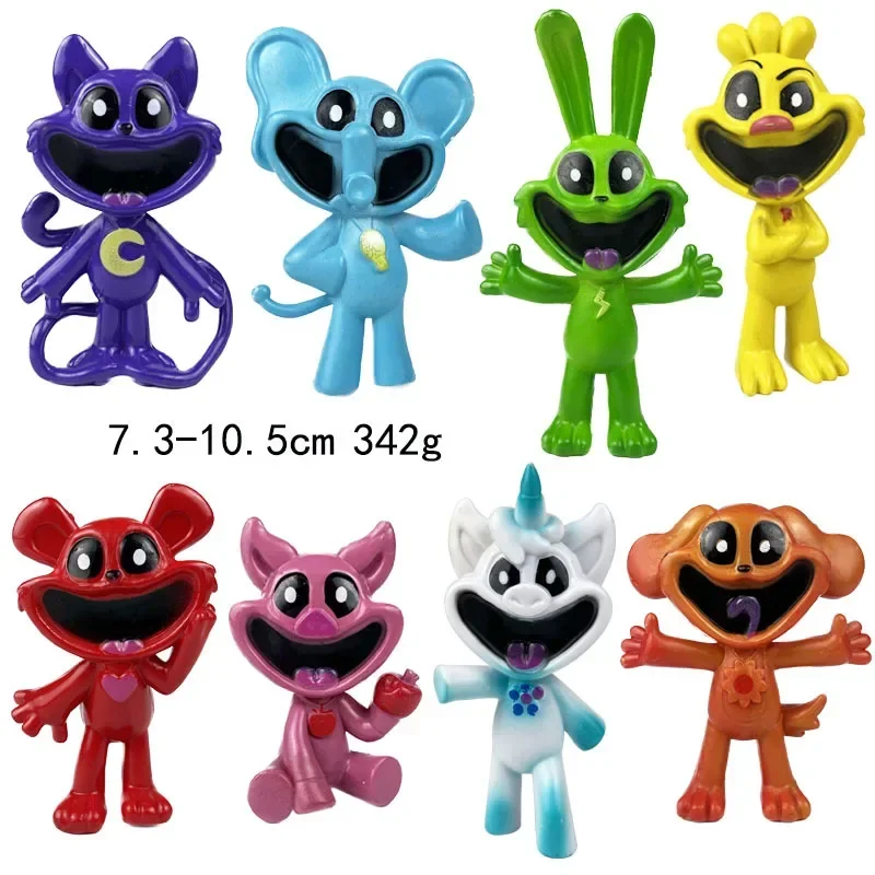 1-16Pcs Set Smiling Critters Figure Smiling Critters Cat Nap Dog Day Catnap Dogday Figurine Toy Model Toys Kids Birthday Gifts