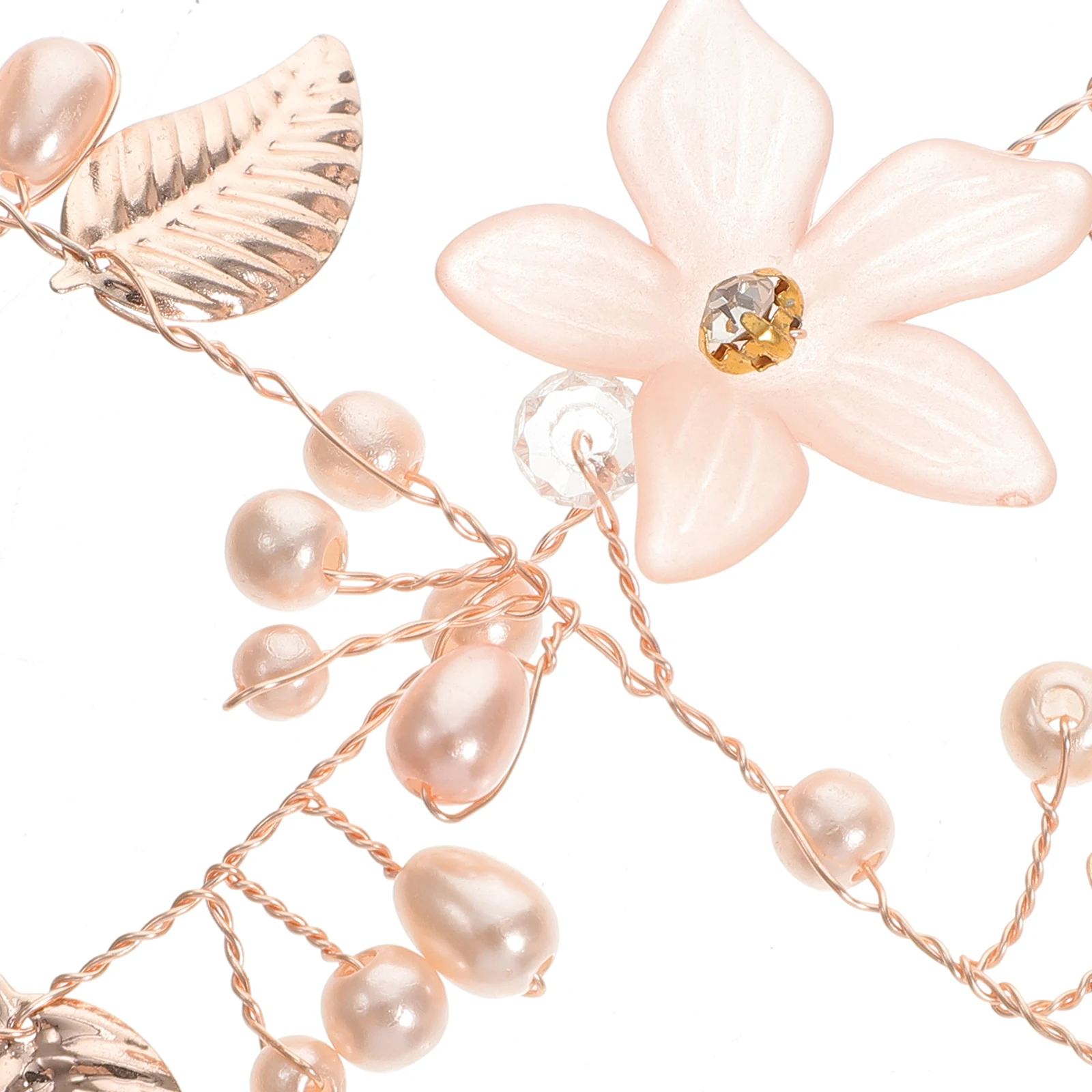 

Flower Headband Bridal Hair Accessories Elegant Wedding Headpiece Hair Vine for Bride Special Occasions Evening Parties Dances