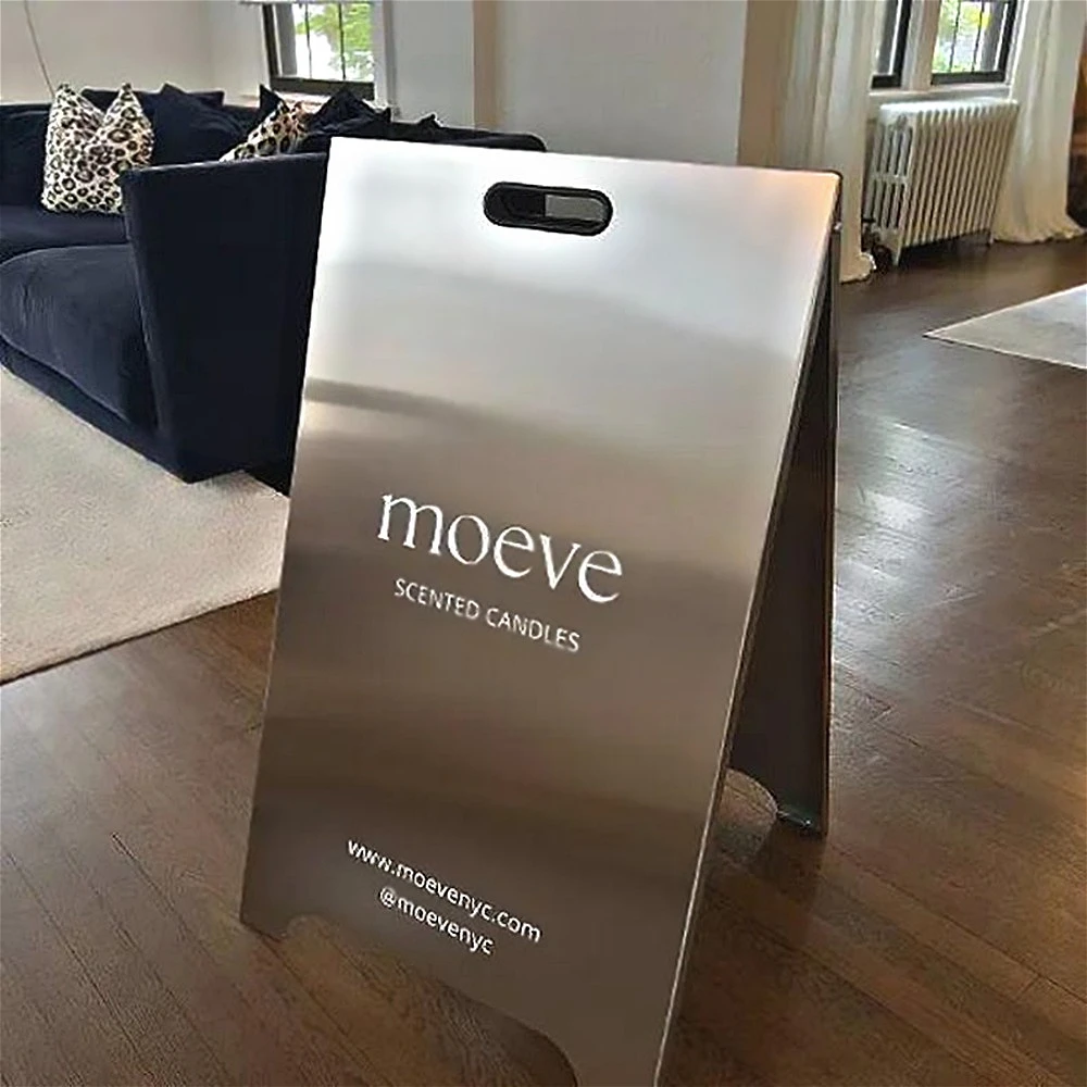 لافتة إطار، مزدوجة الجوانب، لافتة رصيف على اللوحة، لافتة للمقاهي، مكاتب التبادل، صالون الحلاقة، الرصيف، متجر مخصص #1