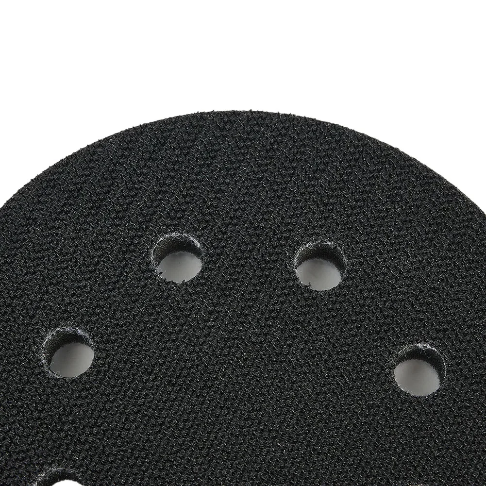 1pc 8 Hole Soft Sponge Interface Pad 5Inch 125mm Loop Hook Sanding Pads Backing Plate Sander Polishing Grinding Abrasive Tools