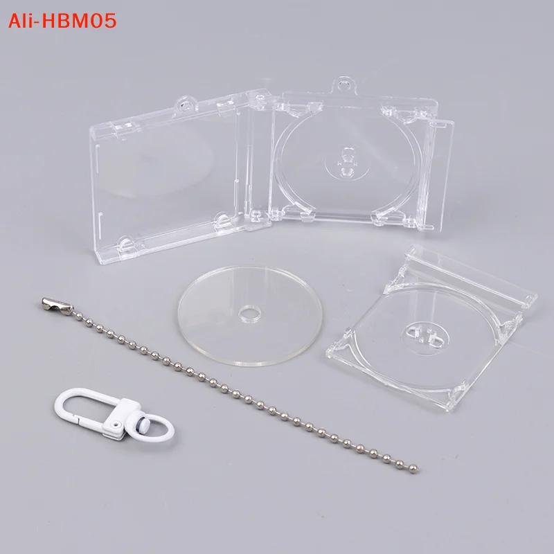 (HB05)Mini NFC Functional CD Disc Case Key Chain Peripheral Commemorative Album Key Holder For DIY Backpack Pendant - view 3