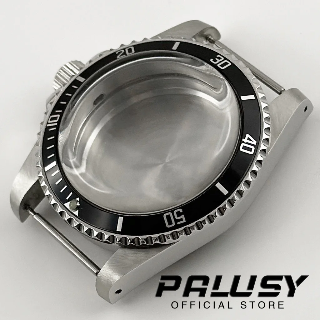 Caja Retro Vintage de 39,5 MM, cúpula de cristal acrílico NH35, accesorios de reloj para NH35 NH36 NH38, caja de reloj con movimiento