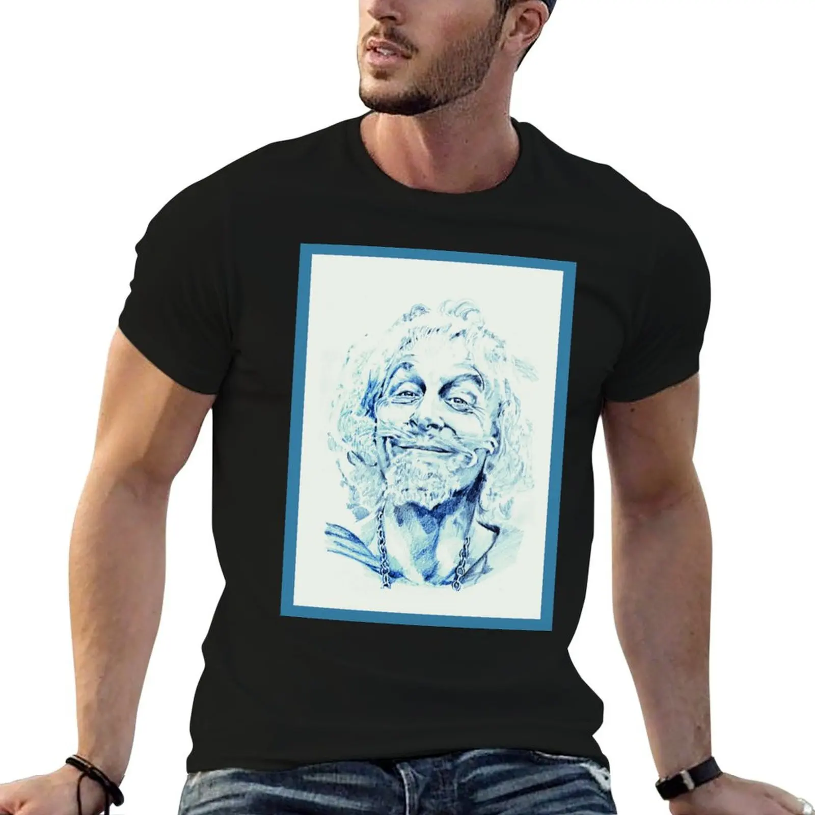 

Catweazle (blue) T-Shirt custom t-shirts cheap stuff clothing for men