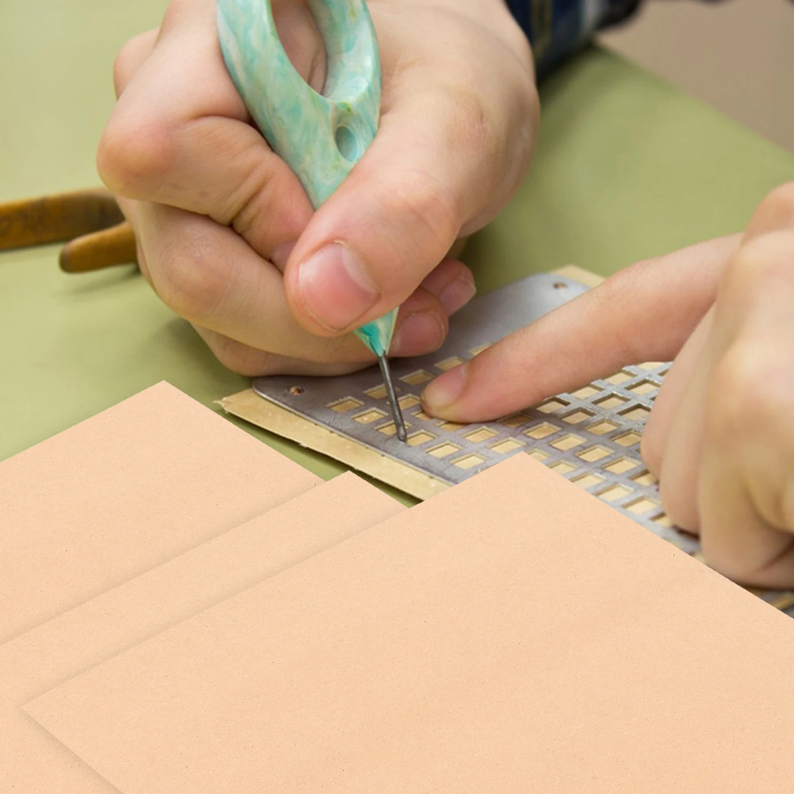 20 Pcs Learning Tools For The Blind Writing Paper Supplies Practice Braille Beginners People Visual Impairment Aids