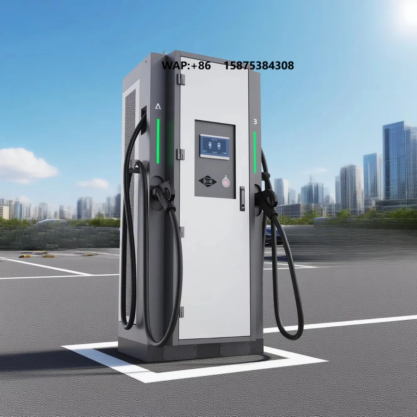 Manufacturer's New 90kw GBT Dual-Gun Electric Vehicle Charging Station Pile DC Charger