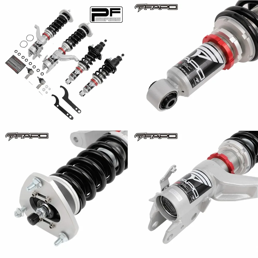 

FAPO PF002120 Adjustable Coilover Suspension Kit for Honda Civic SI EP3 2001-2005