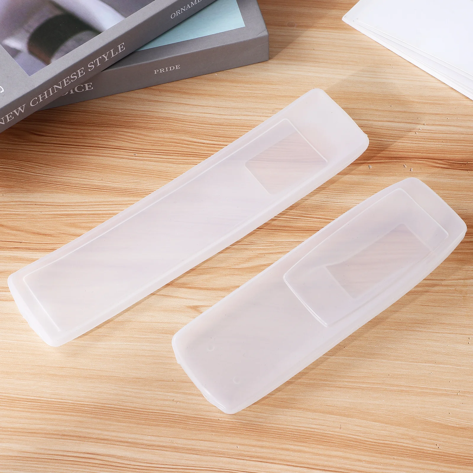 

3 pcs Transparent Silicone Remote Control Covers For Air Conditioner Remotes Dustproof Protection High-Fitted Elastic Cover