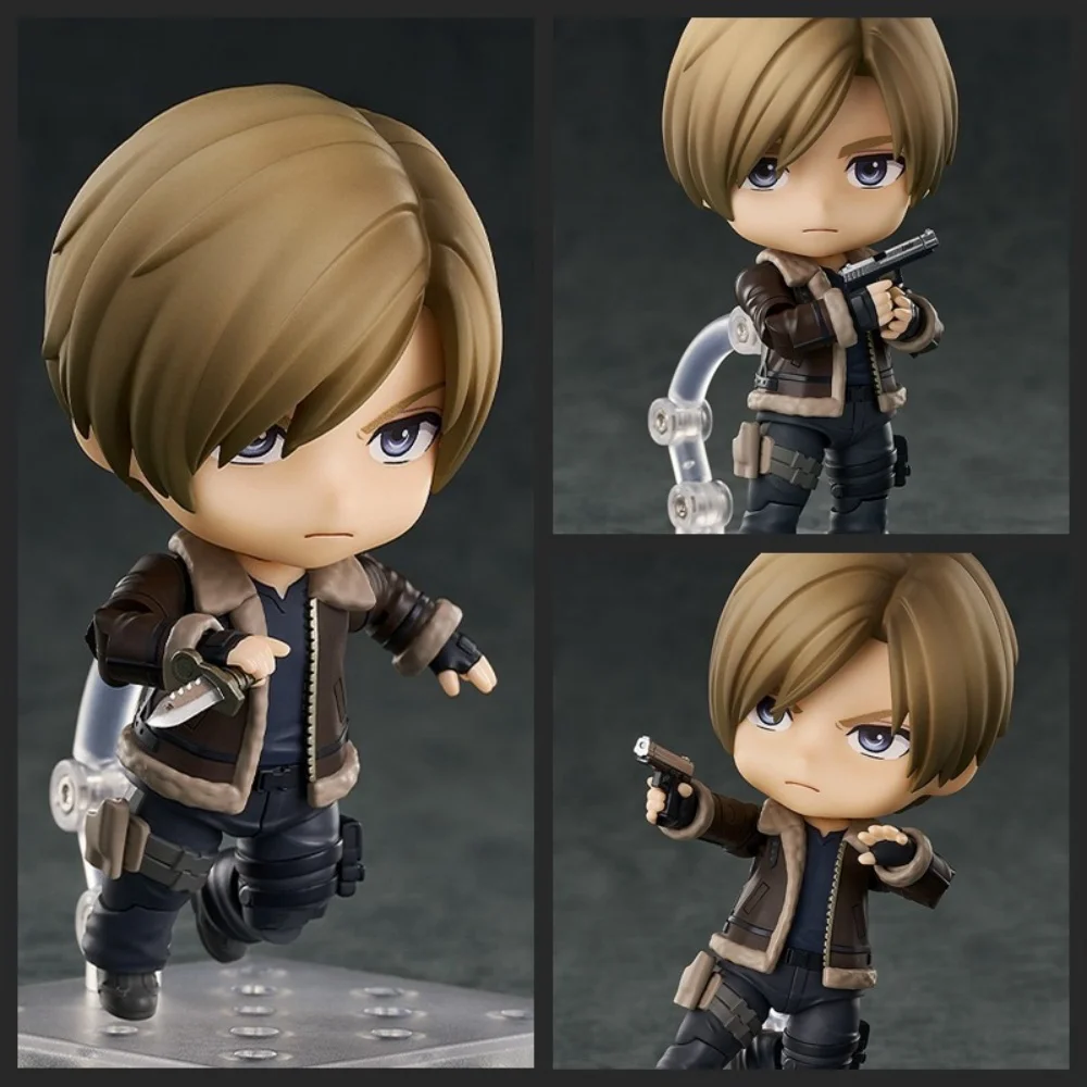 لعبة شخصيات الحركة Resident Evil 4 Lyon Scott Kennedy مقاس 10 سم مجموعة نماذج قابلة للتغيير للهدايا