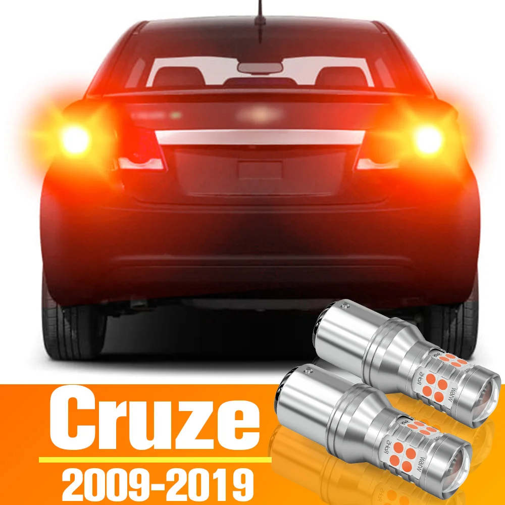 

2 шт. светодиодный стоп-сигнал для аксессуаров Chevrolet Cruze, лампа 2009 2010 2011 2012 2013 2014 2015 2016 2017 2018 2019