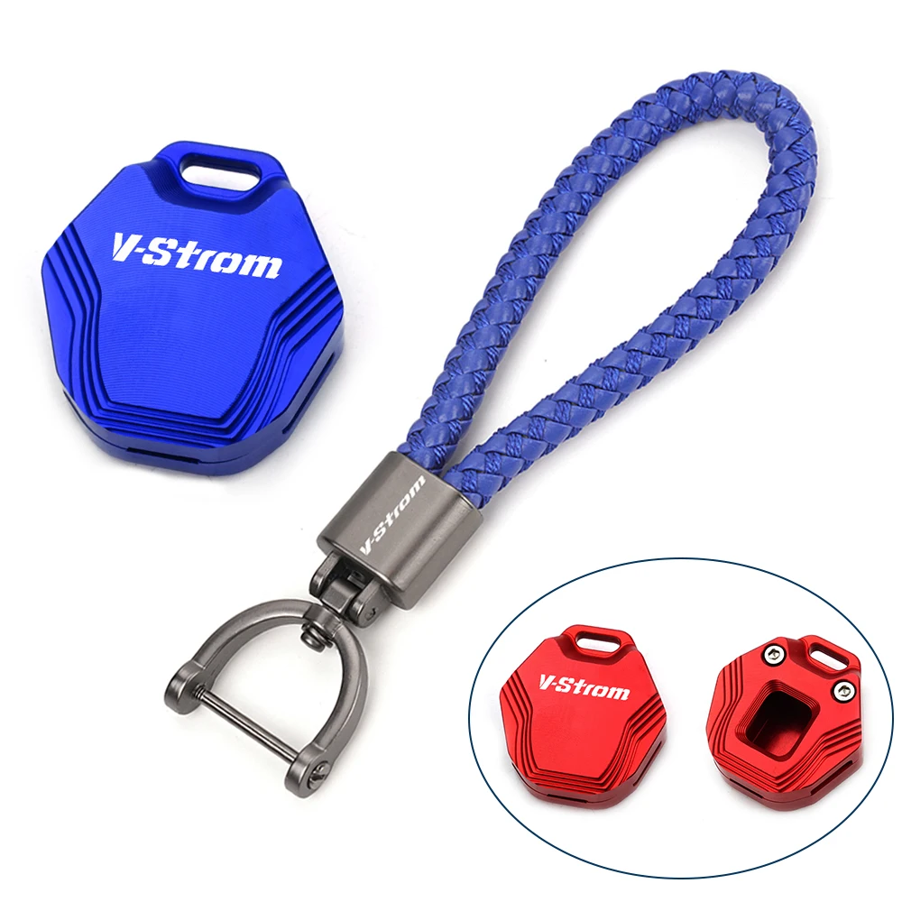 

For SUZUKI Vstrom DL650 DL1000 800DE V-strom 650 1000 1050 1050xt Motorcycle Accessories CNC KeyChain Key Case Shell Cover Chain