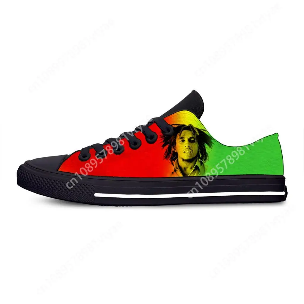 

Hot Cool Summer Bob Marley Reggae Star Music Rock Lightweight Latest Casual Shoes Low Top Breathable Men Women Classic Sneakers