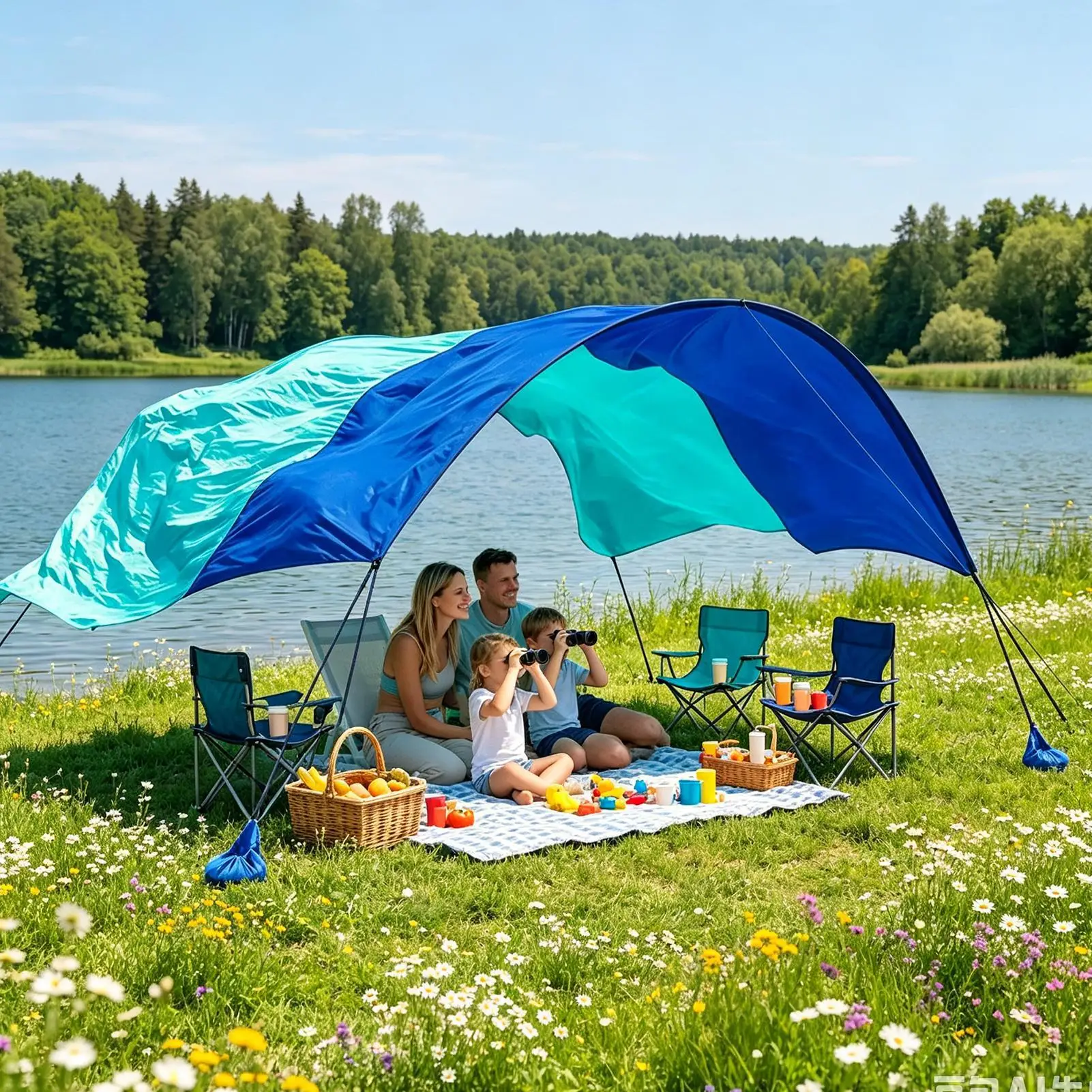 beach-canopy-tent-sun-shelter-spacious-instant-foldable-windproof-canopy-beach-shade-tent-for-outdoor-camping-family-picnic