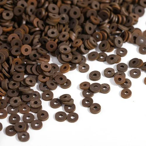 300 Stück 6mm Flache Runde Polymer Clay Perlen Handgefertigte Scheiben Lose Abstandsperlen für Schmuckherstellung DIY Armband Halskette Heishi Perlen – Detail 20