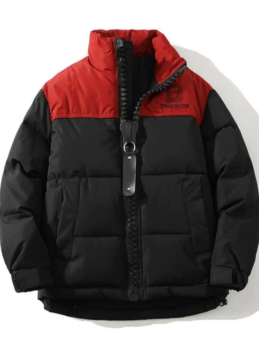 

plus Size Women's Thiened Warm Bread Sle Cotton Jaet Stand Collar Winter New Faion Slimming Outerwear by Tagkita