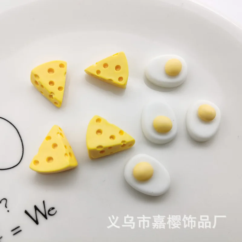 

Cheese fried eggs, edible games, resin jewelry, DIY hairpin, handmade materials, cream glue, mobile phone case patch.