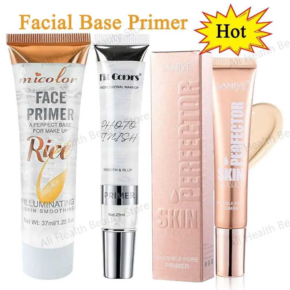 Base Facial Invisible para poros, Control de aceite, maquillaje, crema Base en polvo, agarre, imprimación cosmética, 20ml, 25ml, 37ml