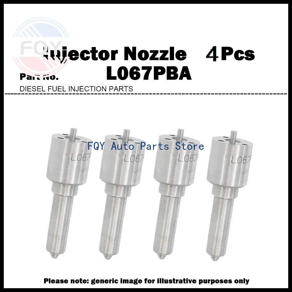 

4X High Quality Diesel Fuel Injector Nozzle L067PBA For New Holland Delphi Injector 003B02