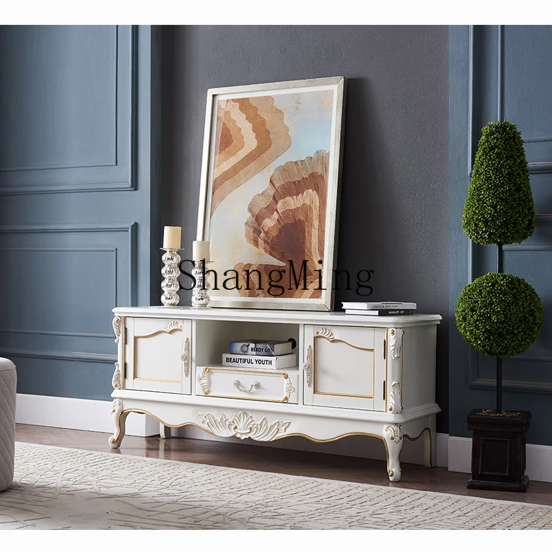 

CL wood TV cabinet side cabinet combination small apartment simple bedroom locker