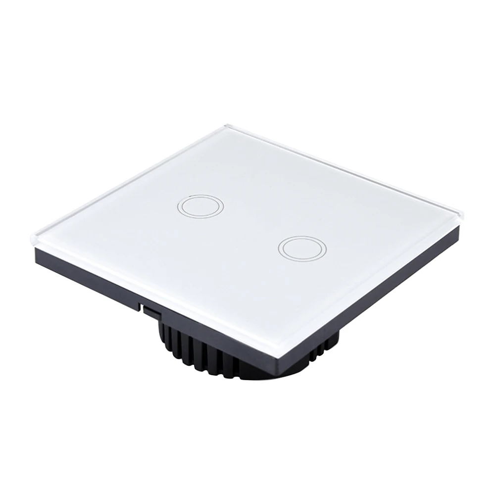 

Smart Switch Wireless Control For Home Led Light Timer Tempered Glass Office Hotel Restaurant Use Touch Switch For