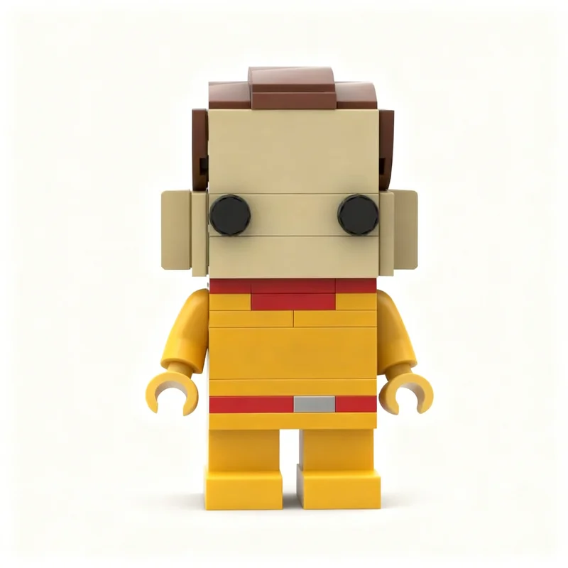 101pcs MOC Brickheadz Hans Capon Kingdom Come Modelbouwspeelgoed Blokken Architectuur Creatief idee Kerstcadeaus Onderwijs