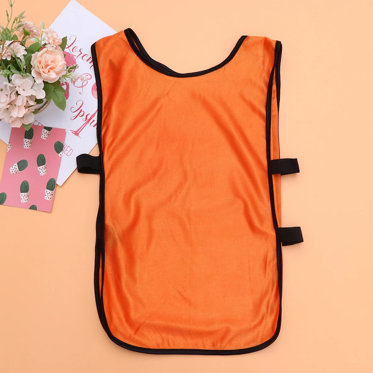 6 個トレーニングベスト速乾性サッカーゲームチョッキ子供服ルーズフィット通気性チームスポーツ体操