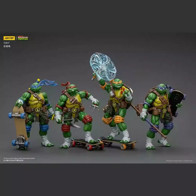 

JOYTOY TMNT Фигурки 1/18 Микеланджело Донатоло Леонардо Рафаэль Аниме Фигурки Игрушки Модель